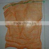 China PP/PE Woven Knitted Plastic Mesh Bags for Fruit and Vegetable