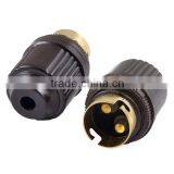 Plastic Black B22 Lamp Light Bulb Lamp Holder Socket thumbnail-2