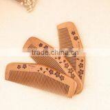 Hot Sale OEM Peach Wood Pocket Size Personalized Hair Comb thumbnail-5