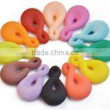 Wholesale Safe Chewable Silicone Teether Baby Ring thumbnail-6