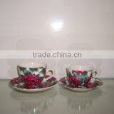 Fine Quality Orcelain Royal Design Porcelain With Saucer Cups