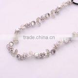 Fairy Girls Flower Silver Crystal Metal Hair Chains Elastic Band Hair Accessories 2016 thumbnail-5