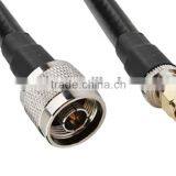 RF Pigtail N Male to SMA Male Cable KSR400 Crimp Connector thumbnail-1