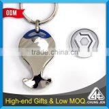 Souvenir Shiny Effect Particular Shape Euro Coin Keychain thumbnail-3
