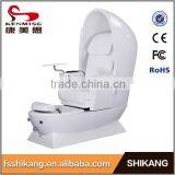 2015 White Egg Shaped Salon Pedicure Spa Massage Chair