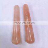 Rose Quartz Crystal Body Building Tools Natural Rock Massage Tools thumbnail-4