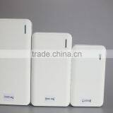 4000/8000/10000mAh 2 Dual Usb Output Portable Power Bank Charger With Led Light With Leather Coating Printed