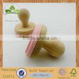Hot Sale Soild Wood Stamp With Colored Silicone thumbnail-3