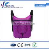 Folded Unisex Drawstring Backpack Travel Sports Backpack