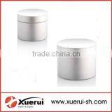 cosmetic round empty plastic cream jar