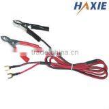 Alligator Clips to Spade Terminals With Silicone Wire