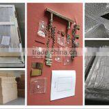 900*900*1950 mm Square Hinge Tempered Glass Shower Enclosure With ABS Shower Tray thumbnail-3