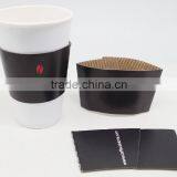 100% Eco-friendly Paper Cup Sleeve With Custom Printed Logos on thumbnail-1