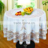 GOLDEN PVC TABLECLOTH-ZT-8019A RD182CM