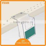 Clear elegant hanging acrylic brochure holder, acrylic leaflet holder