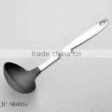 Eco-friendly Nylon Soup Ladle With Stainless Steel Handle