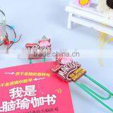 Custom Logo Promotion Plastic Bookmark Clip thumbnail-1