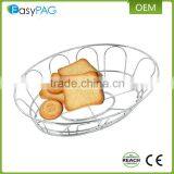 Wholesale Fancy Stainless Steel 430 Metal Wire Mesh Home Kitchen Bread Basket thumbnail-6