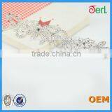 Hot Sales Decoration Lace Applique Rhinestones Lace for Wedding Dress