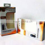 PowerBanK Paper Package Box With Plastic Window