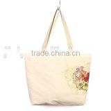 Hot sell leisure canvas GPC shopping lady handbag