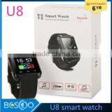 Smart Watch u8 Manufacturer Bluetooth Smart Watch U8 for Samsung S4/Note2/3 for HTC for LG for Android Phone Werable Devices