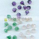 New Style Semi-precious Gemstone Carving Beads Amethyst/Green Aventurine/Rose Quartz thumbnail-1