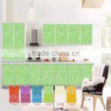 Decorative Kitchen Cabinet Tempered Glass