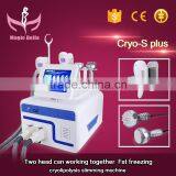 Slimming Reshaping Hottest Cold Hammer & RF Wholsale Double Fat Melting Cryo Handle 4 In 1 Cryolipolysis Machine With FDA thumbnail-1
