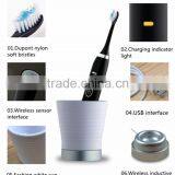 W8 High Quality Rechargeable Adult ROHS CE Sonic Electric Toothbrush thumbnail-5