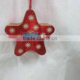 Star Shape With Lid Factionable Star Tin Box