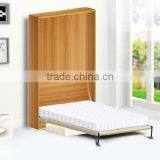 Vertical Type Hidden Wall Bed Hardware With a Sofa Mechanism