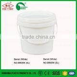 Injection Molding Plastic Pail 3L Round Bucket With Lid thumbnail-5