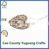 Love Heart Wooden Embellishments Wood Crafts Hanging Ornaments thumbnail-3