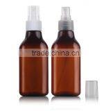 High Quality Liquid Dispenser Square Plastic Cosmetic Refillable Spray Bottle 200ml