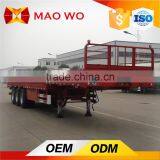 Sand Transport Flatbed Side Wall Truck Trailer for Sale thumbnail-1