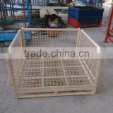 rolling securing container/powder coated steel container