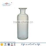 Art Cylinder Blown Mosaic Clear Glass Flower Vase Wholesale thumbnail-1