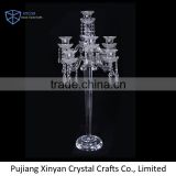 Hot selling excellent quality wedding event crystal candelabras 2017