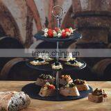 Natural Slate 3-layer Cake Stand,centrepiece Food Holder thumbnail-2