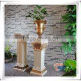 Europe Style Pillar /Roman Column /Wedding Road /Fiberglass Pedestal /Flower Pot With Stand thumbnail-1