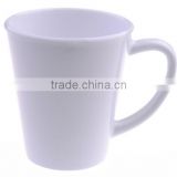 12oz Sublimation Polymer cone shape mug/Polymer Latte Mug