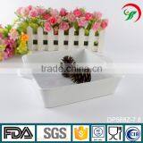 Hospitality Hotel Supply Ceramic Baking Dish Custom Logo Bakeware thumbnail-6