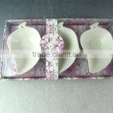 White Small Different Shapes Ceramic Dishes / Porcelain Dishes thumbnail-1