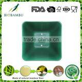 Welcome Environmental Diswasher Safe Bamboo Fiber Plant Flower Pot thumbnail-3