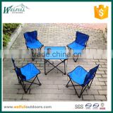 Outdoor folding chair and tables set