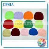 Promotion Solid Colors Baby Hat Summer Crochet Beanie Boy Funny Hats Baby Caps Child Hat