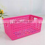 Plastic Baskets With Handles, Plastic Storage Baskets thumbnail-6