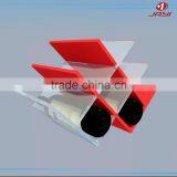 China Clear Acrylic W Shape 8 Bottle Wine Rack thumbnail-3