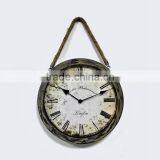Wall Mounted Clock With Hemp Rope thumbnail-1